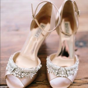 BADGLEY MISCHKA MALORIE EMBELLISHED WEDGE